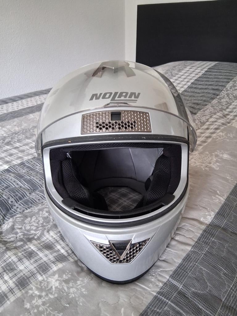 Nolan brommer helm maat L, Fietsen en Brommers, Ophalen, Zo goed als nieuw, Large, Nolan
