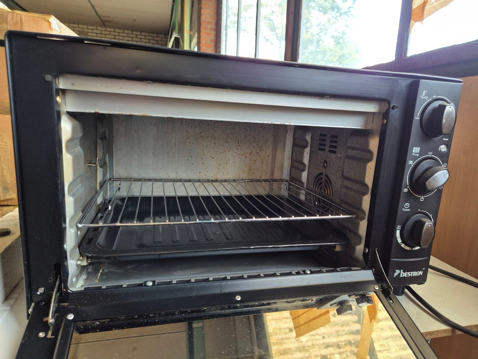 Bestron AGL35/GL-34RC Mini-oven - Zwart, Ophalen, Minder dan 45 cm, Gebruikt, Mini-oven