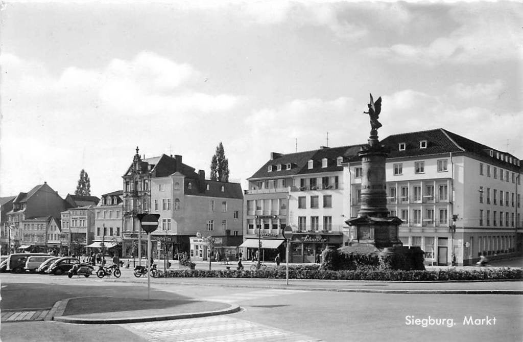 381-171-019 Siegburg Markt, Verzenden, Voor 1920, Duitsland