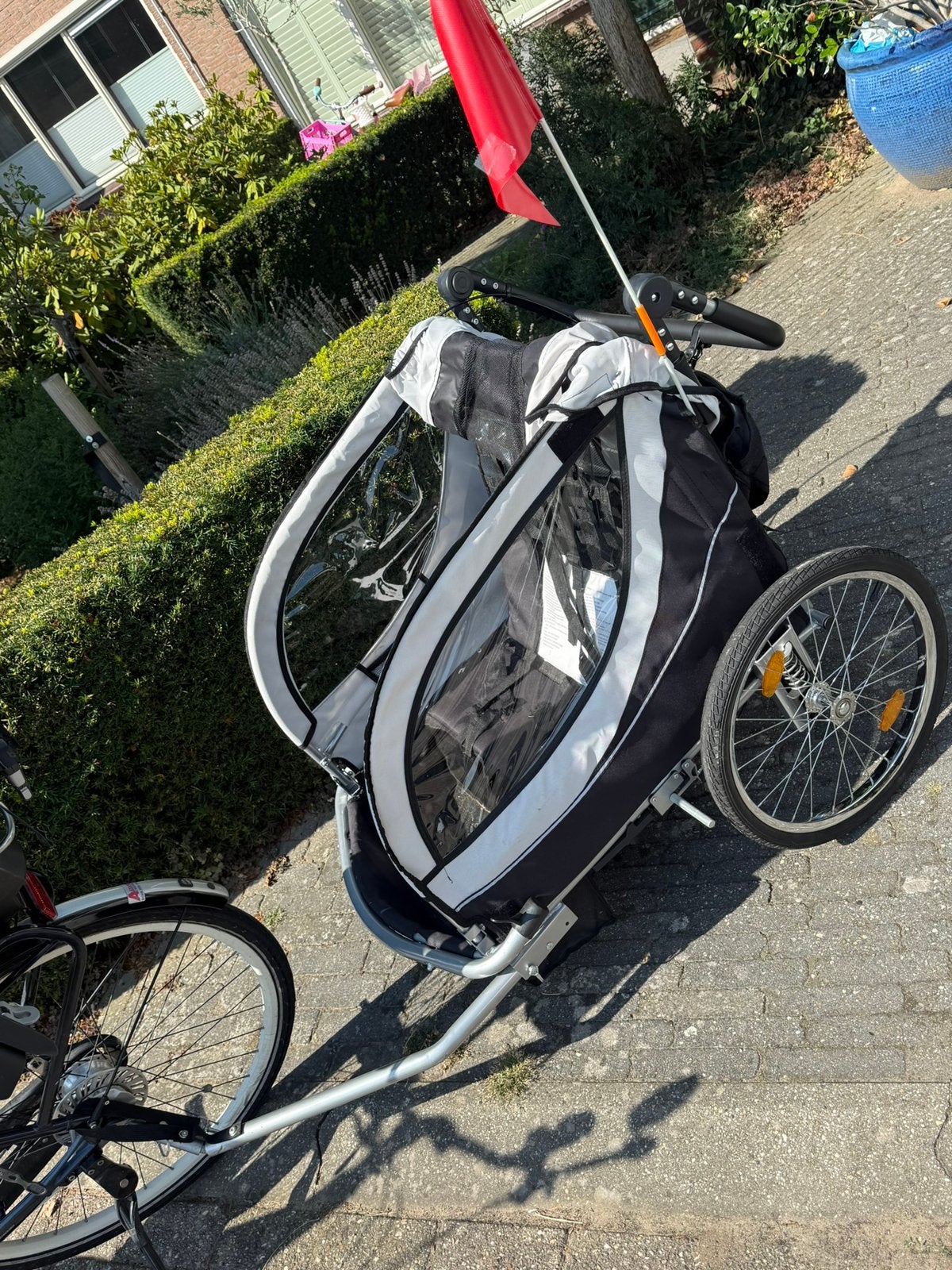 Fietskar kinderwagen vikingchoice, Ophalen, Zo goed als nieuw, Kinderkar