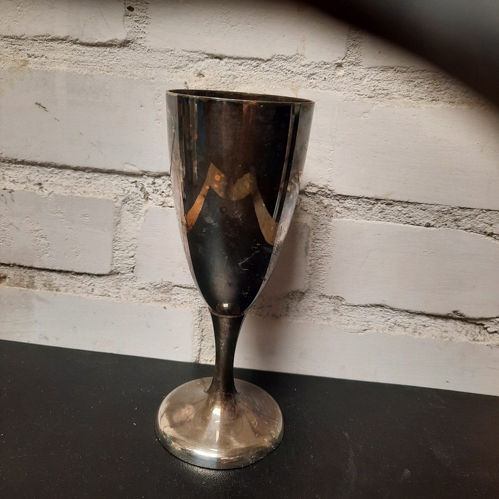 Zilverkleurige beker/kelk van Krupp Berndorf, Ophalen of Verzenden, Zilver