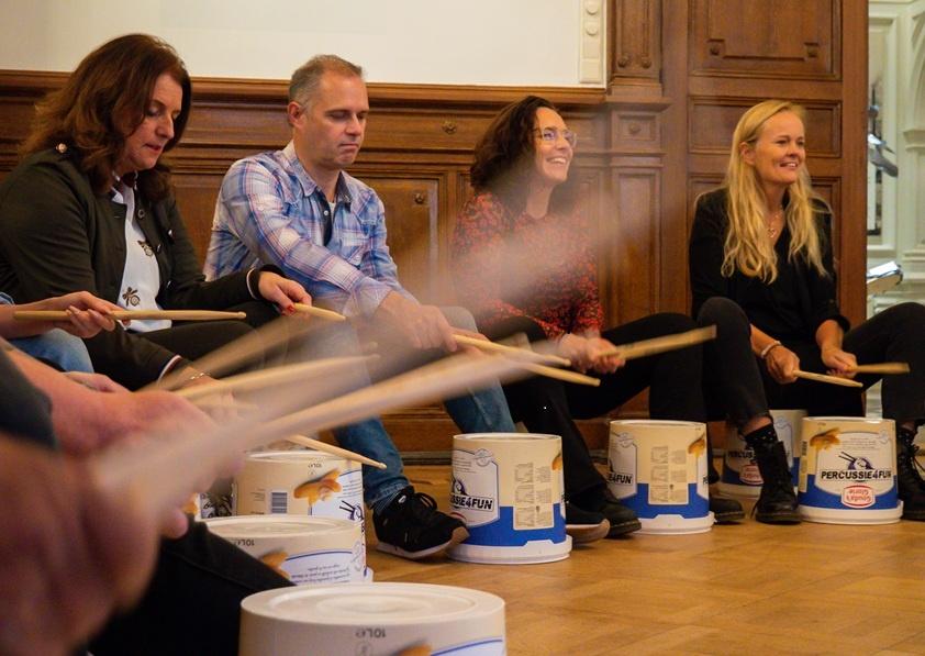 Emmer Drum workshops voor Teambuilding en uitjes, Ophalen, Zo goed als nieuw, Trommel