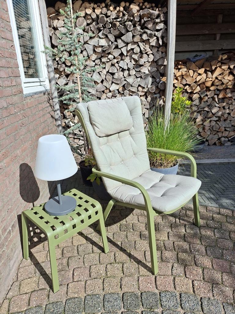 Nardi Folio Lounge Stoel Groen – Verstelbaar (2025), Ophalen, Nieuw, Kunststof, Verstelbaar