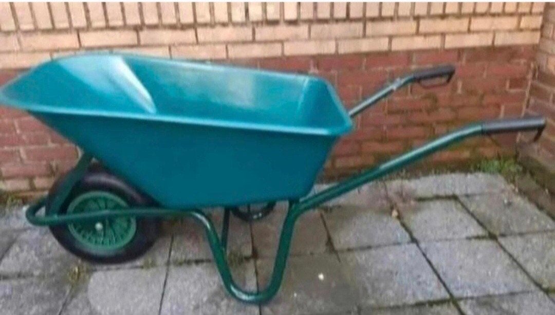 NIEUWE Kruiwagens met kunststof bak 100 liter, Tuin en Terras, Ophalen, Nieuw, Handmatig, Eenwielig