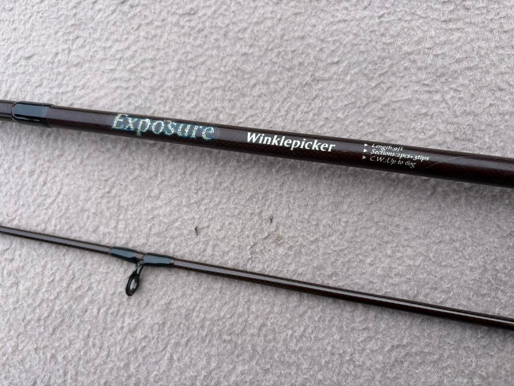 F4e exposure winklepicker / feederhengel, Watersport en Boten, Ophalen, Gebruikt, Werphengel