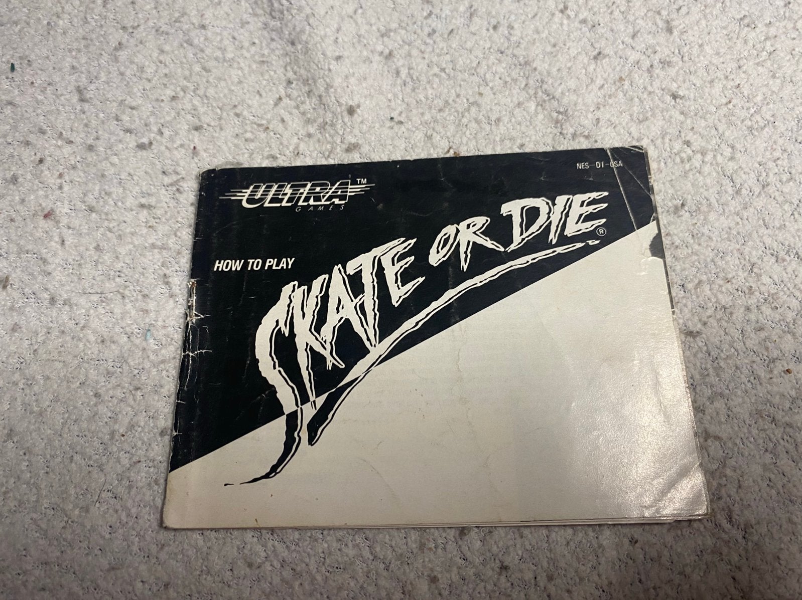 Boekje Skate or die NES, Spelcomputers en Games, Games | Nintendo NES, Gebruikt, 1 speler, Ophalen of Verzenden, Sport