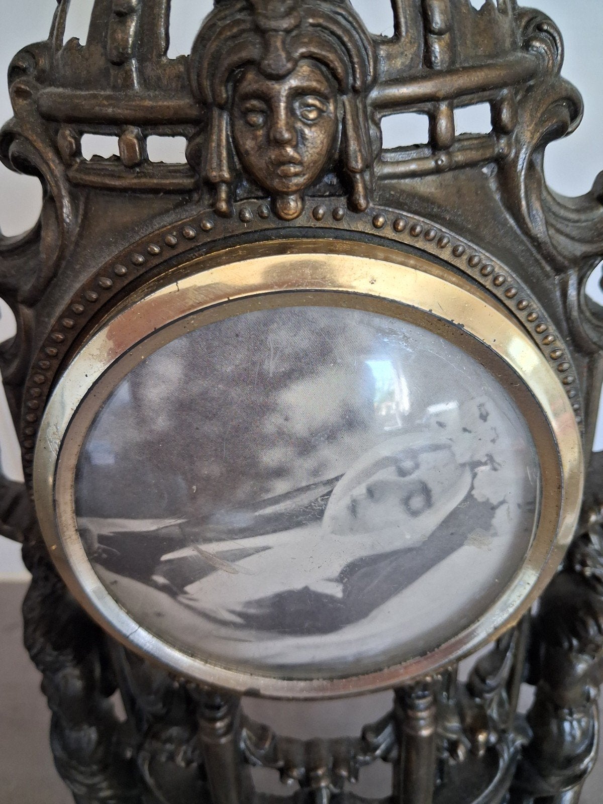 Prachtig unieke standaard met echte foto van Bernadette Soub, Ophalen of Verzenden