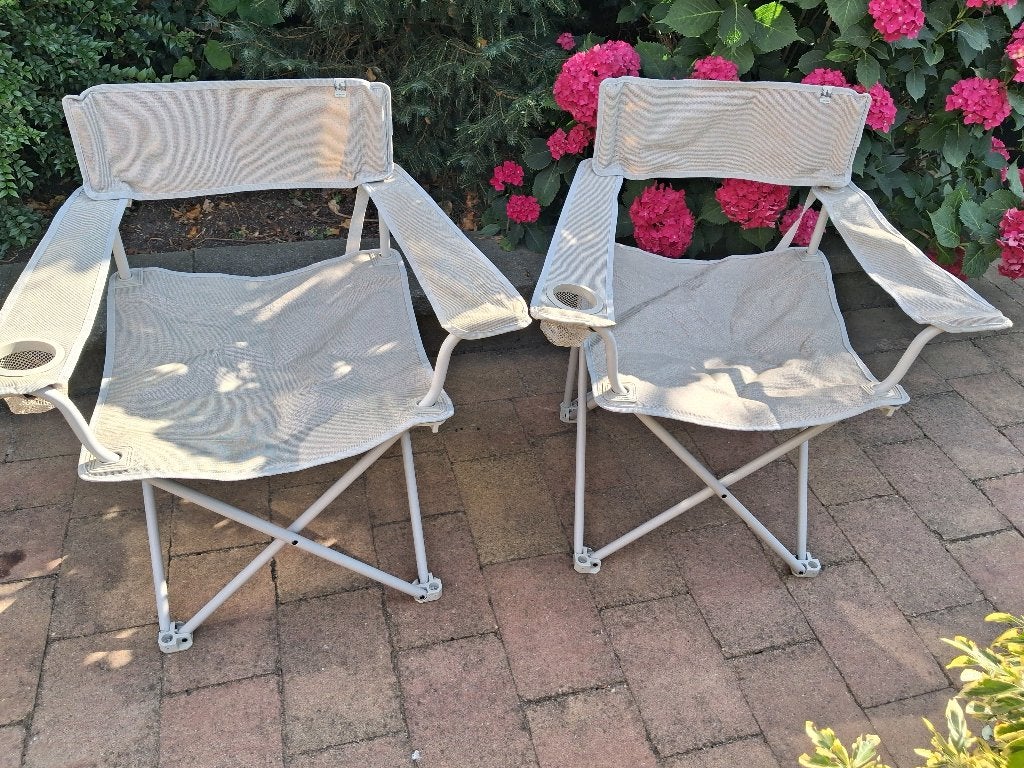 Decathlon Regisseursstoellen met draagband, Caravans en Kamperen, Ophalen, Zo goed als nieuw, Campingstoel