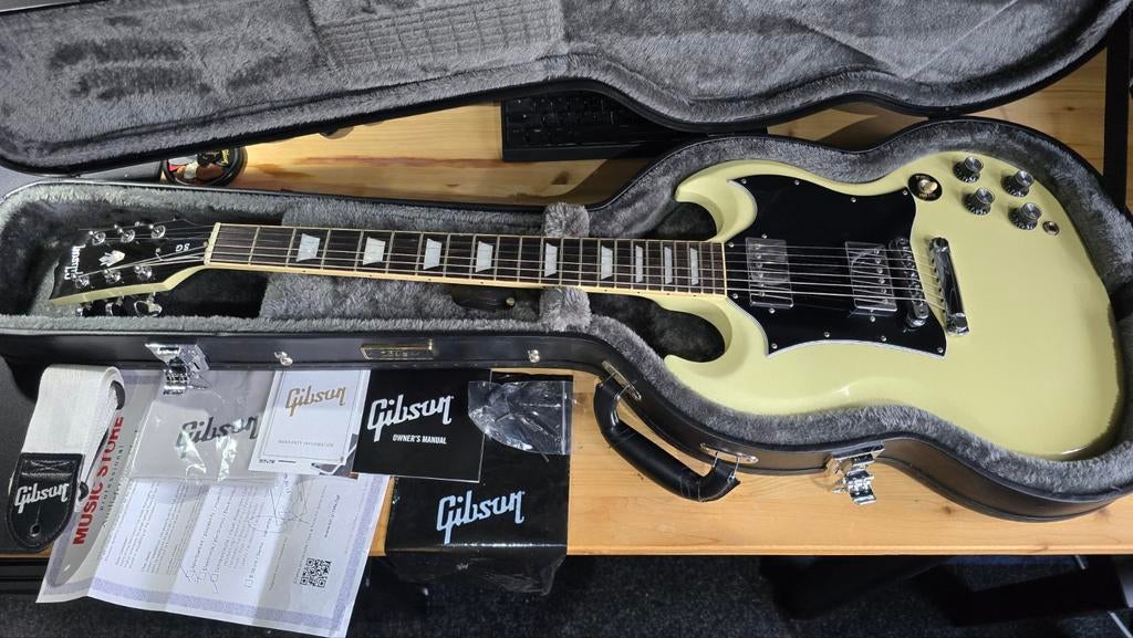 Gibson SG Standard 2023 Classic White, Muziek en Instrumenten, Snaarinstrumenten | Gitaren | Elektrisch, Ophalen, Gebruikt, Solid body
