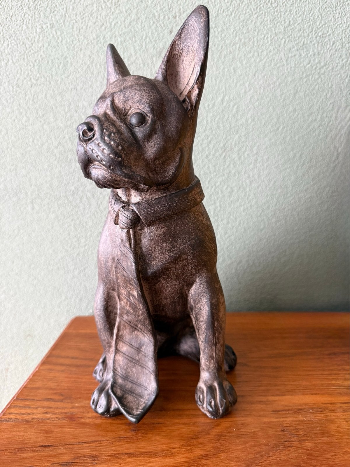 Bulldog beeld van polyresin - 24 cm hoog, Nieuw, Ophalen of Verzenden, Modern, Composieten