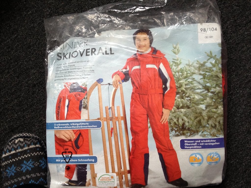 ski overall maat 98/104, Ophalen of Verzenden, Zo goed als nieuw, Maat 34 (XS) of kleiner, Pak