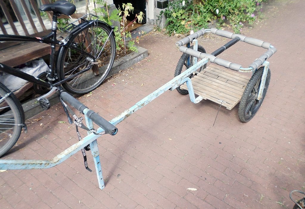 ** GERESERVEERD** solide surfkar / surfkarretje €90, Watersport en Boten, Ophalen, Gebruikt, Overige typen