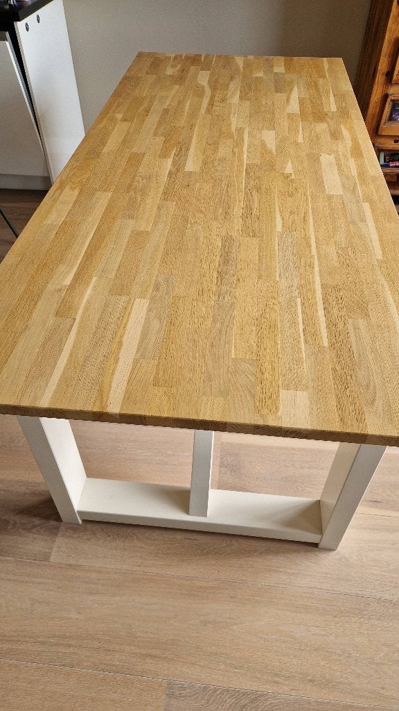 Tafel /eettafel (90 bij 200 cm), Ophalen, Gebruikt, 50 tot 100 cm, Vijf personen of meer