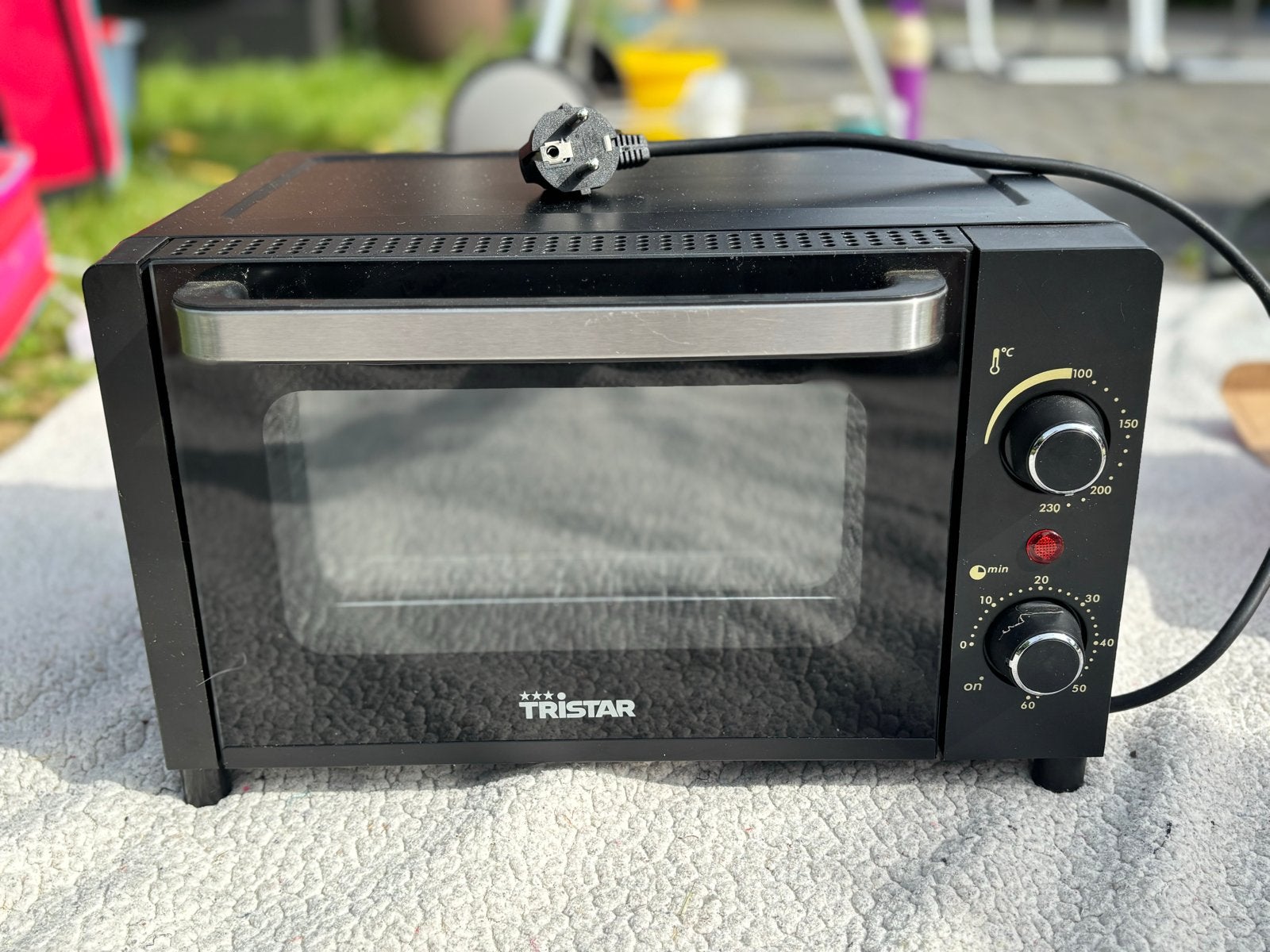 Tristar camping oven 800W - Compact en handig!, Ophalen, Minder dan 45 cm, Vrijstaand, Tristar