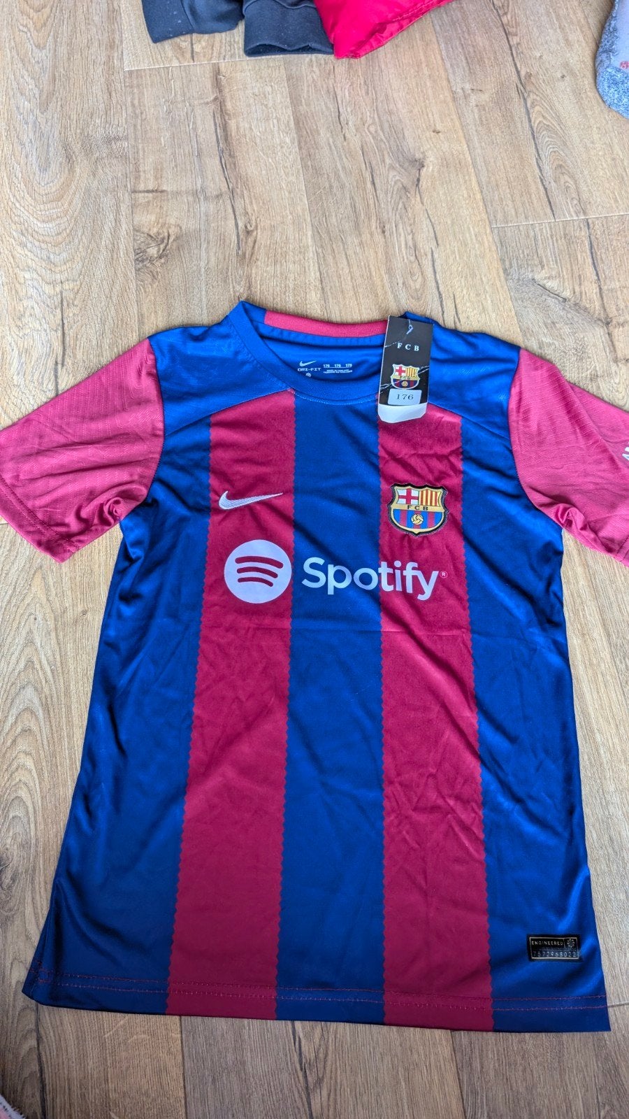te koop thuis Barcelona shirt, Maat XS of kleiner, Ophalen of Verzenden, Gebruikt, Shirt