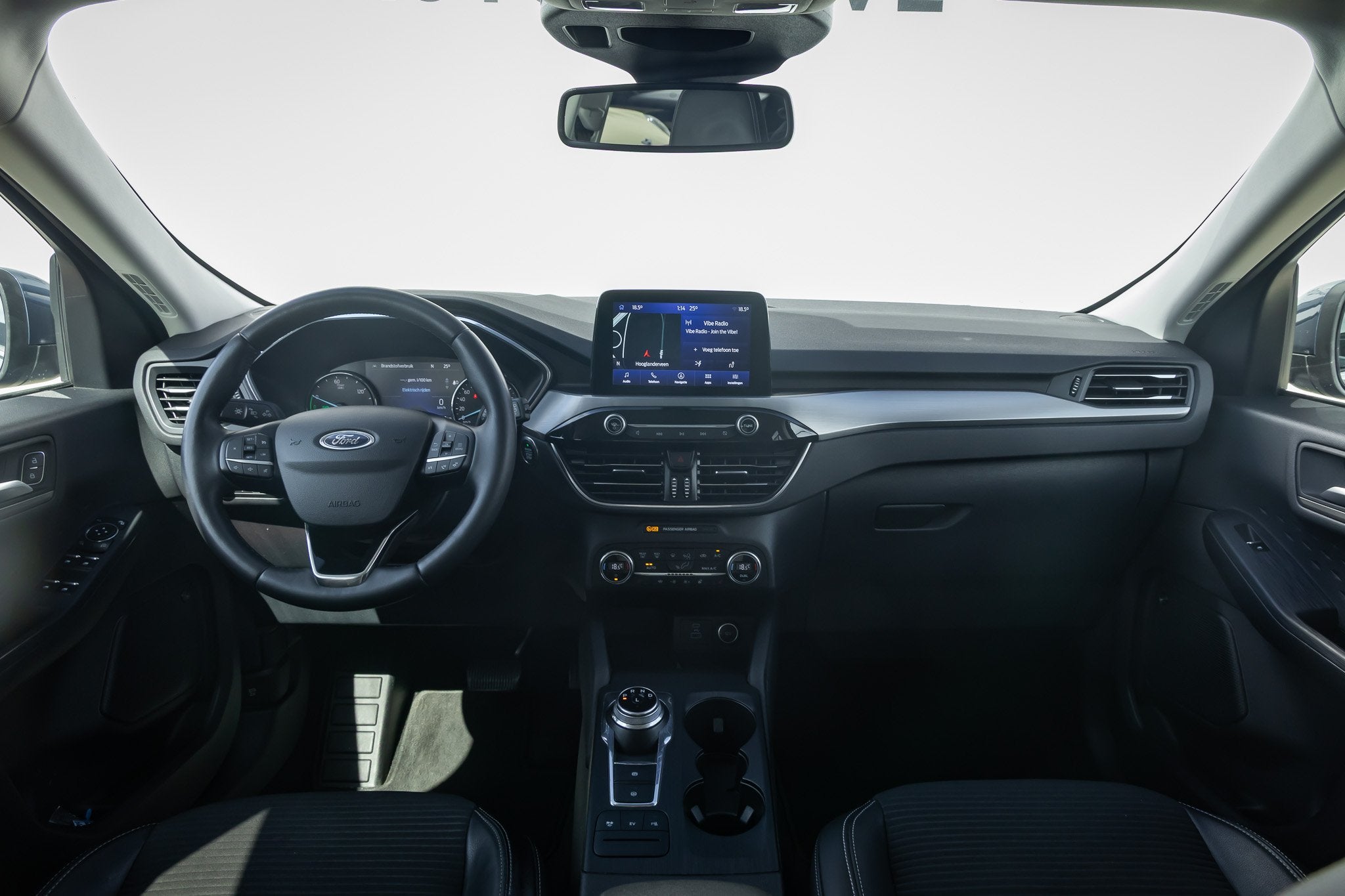 Ford Kuga 2.5 PHEV Titanium X plug in hyb Stoelverwarming |, Auto's, Ford, Gebruikt, Euro 6, 4 cilinders, Blauw