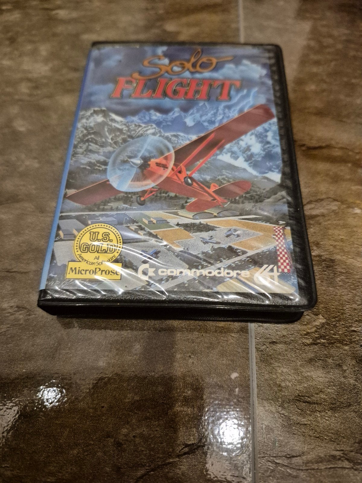 Solo Flight Commodore 64 - Vliegsimulator MicroProse, Spelcomputers en Games, Gebruikt, 1 speler, Ophalen of Verzenden, Vanaf 7 jaar