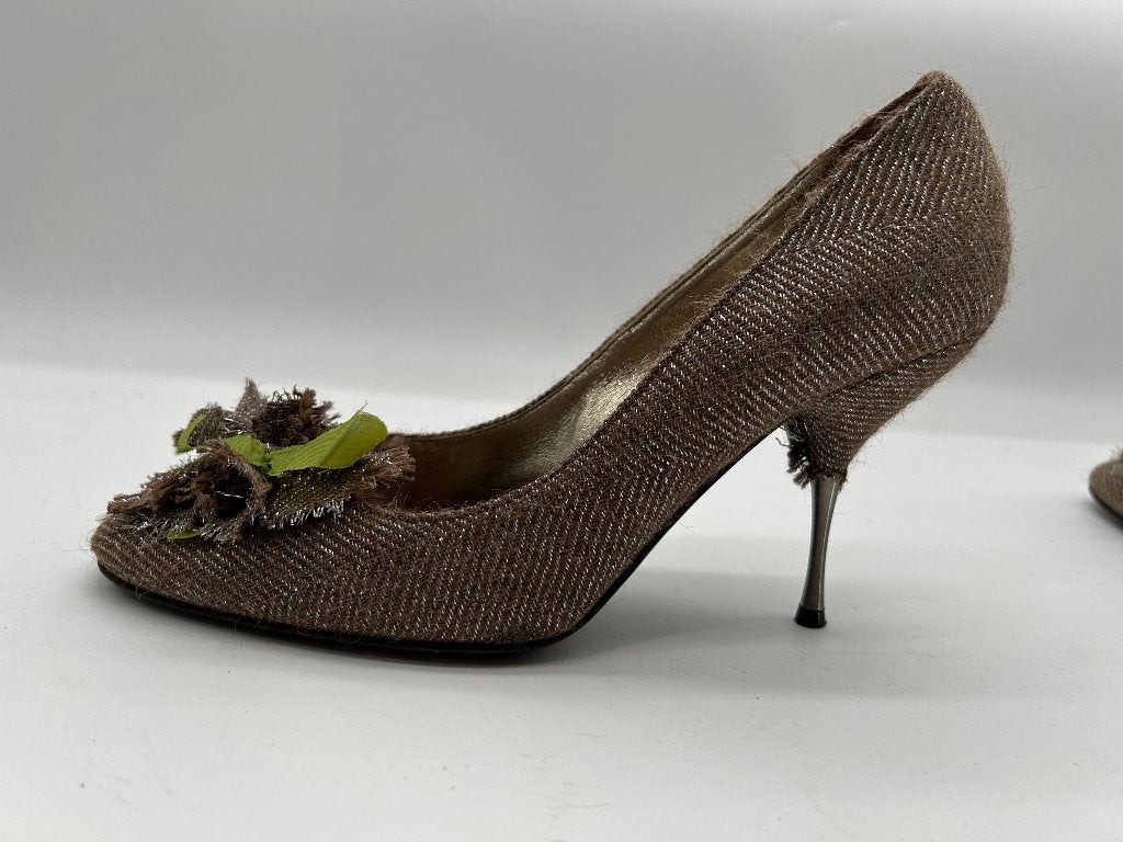 Missoni maat 37 – metallic pumps met decoratieve strik, Overige kleuren, Verzenden, Gedragen, Schoenen met hoge hakken