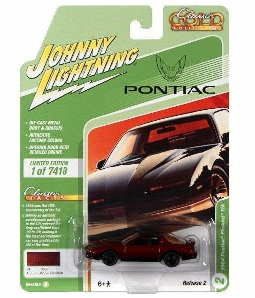 1984 Pontiac Firebird T/A van Johnny Lightning, Ophalen of Verzenden, Nieuw, Auto