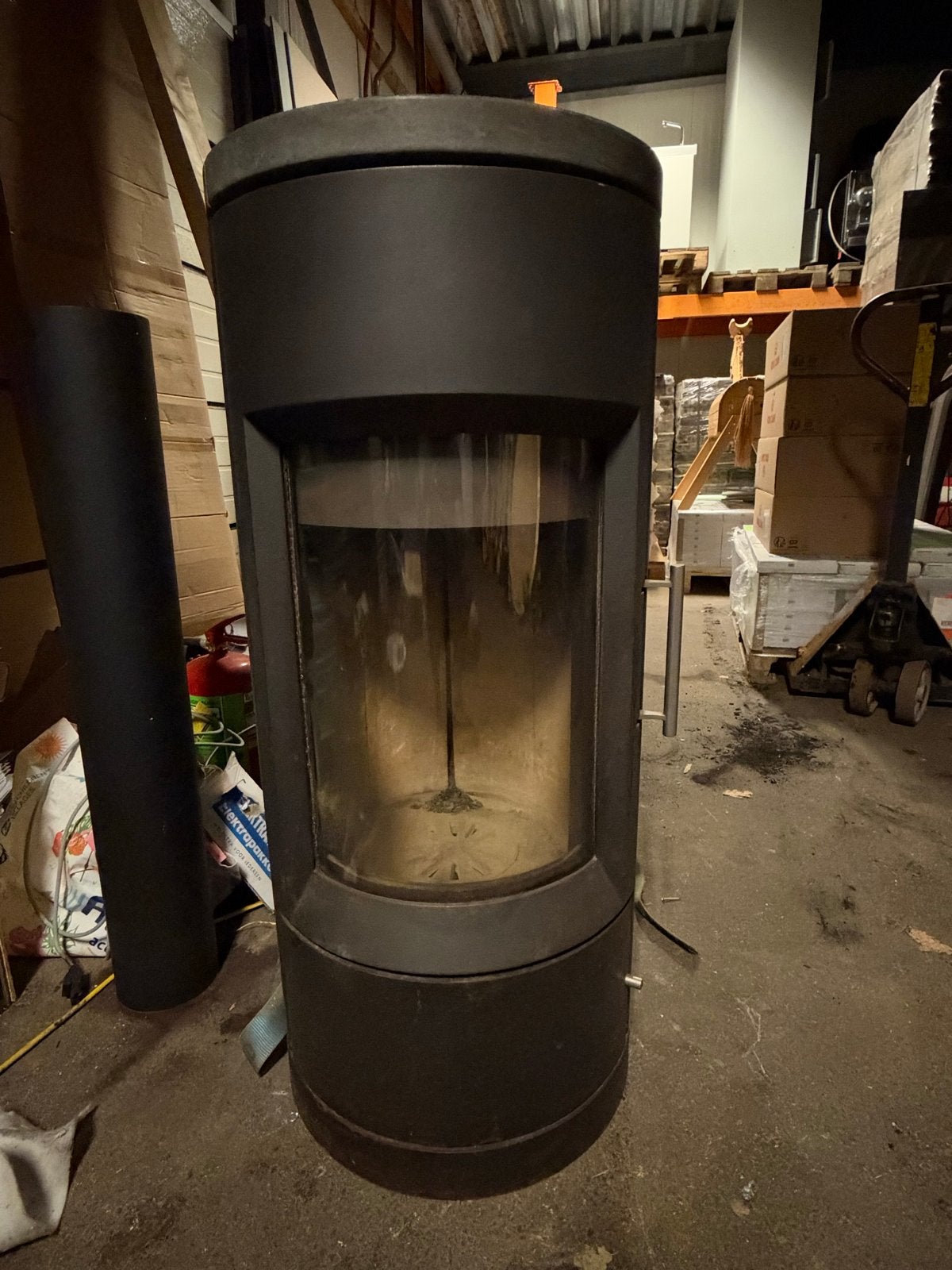 HASE Bari houtkachel 6 kW - draaibaar - speksteen, Huis en Inrichting, Ophalen, Gebruikt, Vrijstaande haard, Houthaard