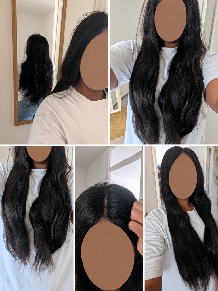 Brazilian Wavy pruik van 26 inch, Ophalen of Verzenden, Nieuw, Pruik of Haarverlenging