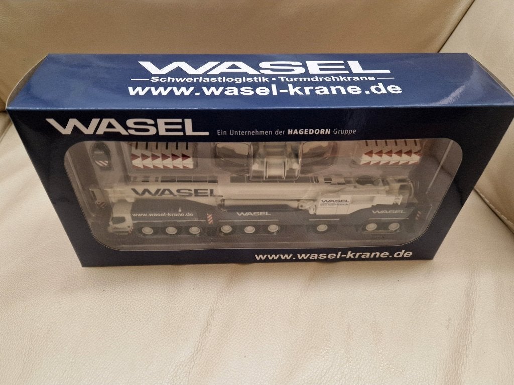 Liebherr LTM 1750 Wasel kraan 1:87 van WSI, nieuw!, Hobby en Vrije tijd, Ophalen of Verzenden, Nieuw, Hijskraan, Tractor of Landbouw