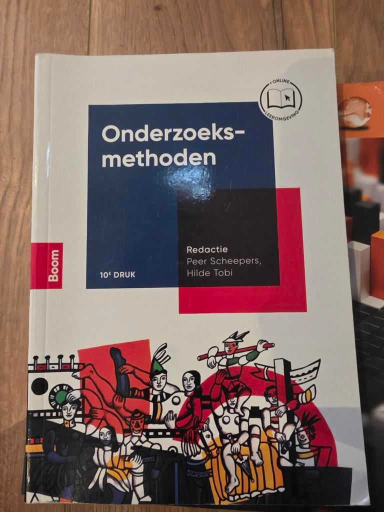 Onderzoeksmethoden - 10e druk - Peer Scheepers, Hilde Tobi, Boeken, Peer Scheepers, Hilde Tobi, Zo goed als nieuw, Gamma, HBO