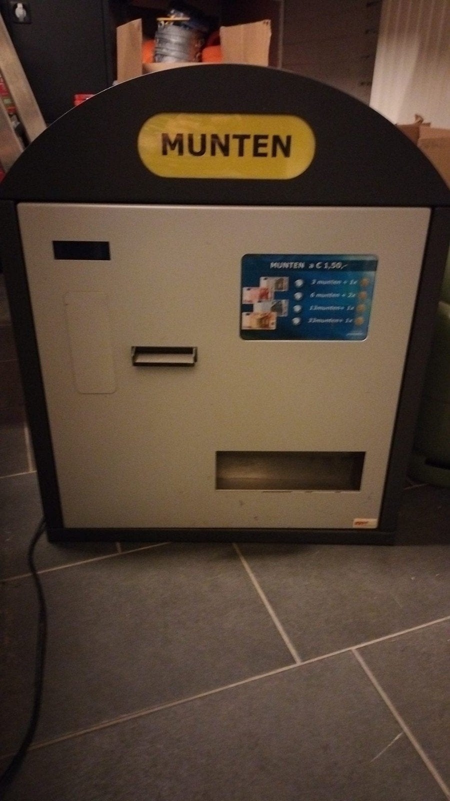 Muntenteller / Muntenautomaat voor contantgeld, Ophalen, Gebruikt