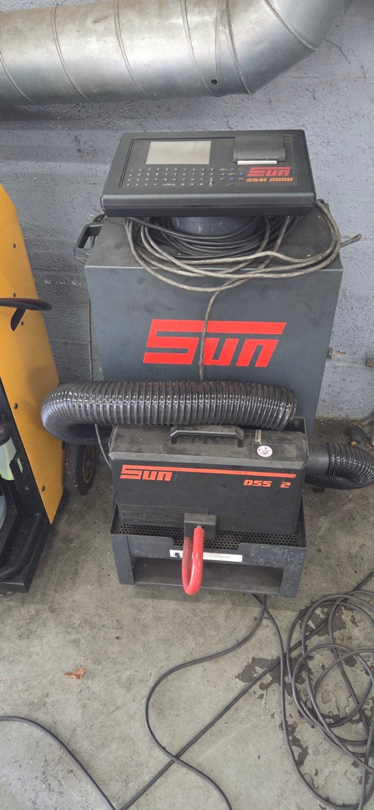 Sun Roetmeter met Toerentalmeter en Afzuigmotor, Ophalen of Verzenden
