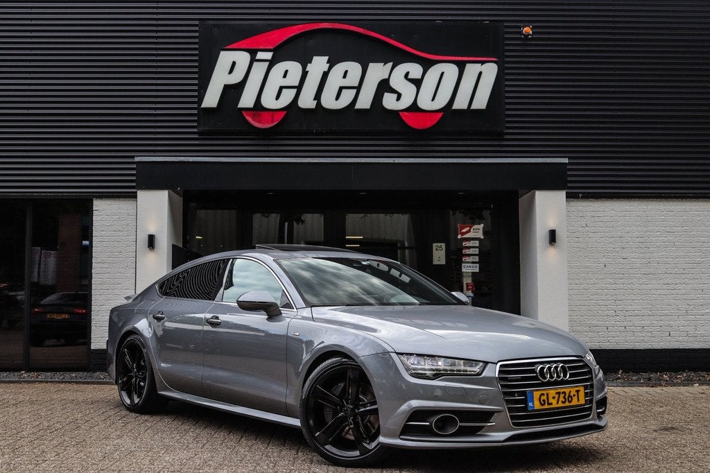 Audi A7 Sportback 3.0 TFSI Quattro 3x S-line FACELIFT 1E EIG, Auto's, Audi, Gebruikt, 2995 cc, 4 stoelen, Adaptive Cruise Control