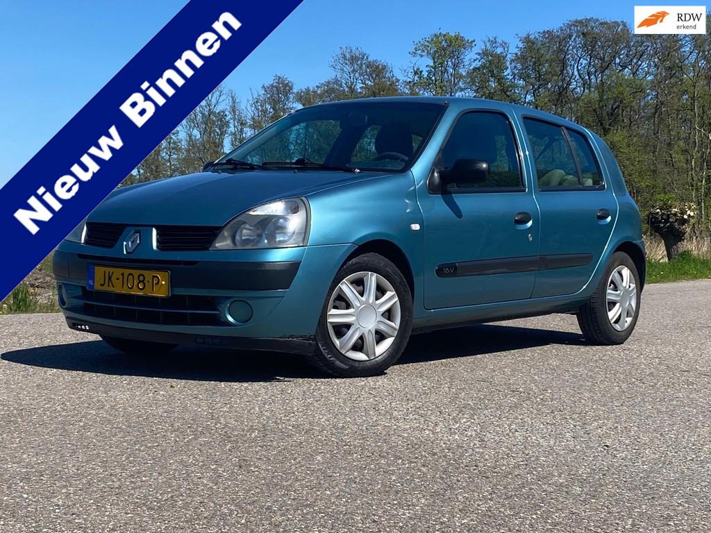 Renault Clio 1.2-16V Campus 5DRS Airco Nieuwe APK Goed Onder, Auto's, Renault, Voorwielaandrijving, Elektrische ramen, Gebruikt