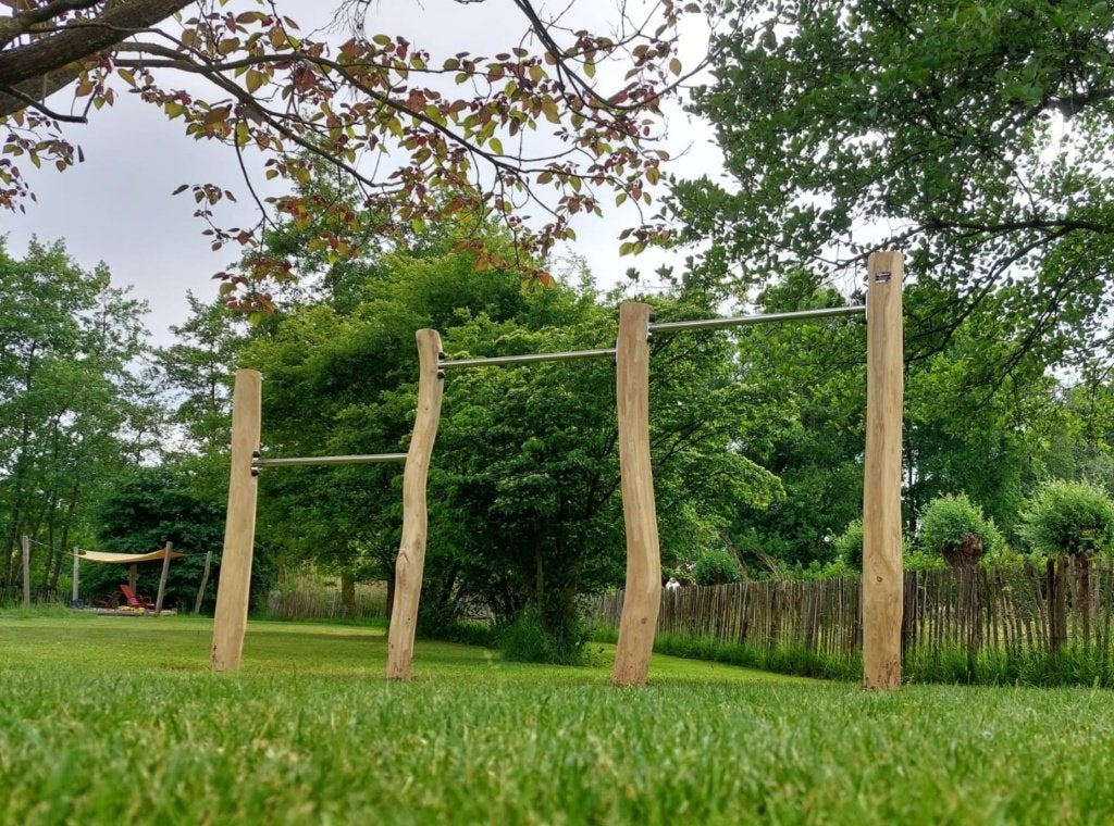 ROBINIA DUIKELREK DRIEDELIG kukelrek rekstok trapeze, Ophalen, Nieuw