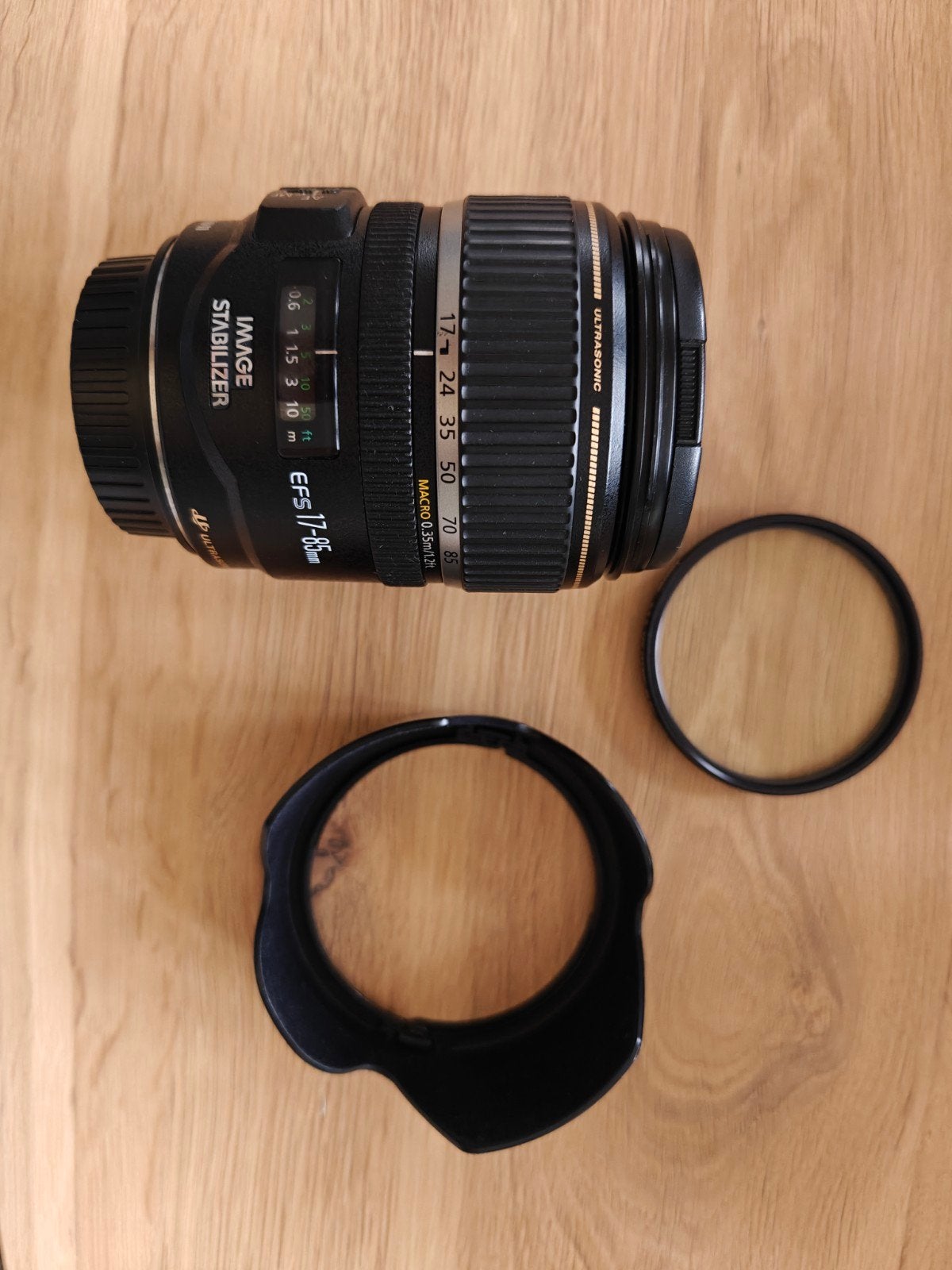 Canon zoomlens EF-s 17-85mm 1:4-5.6 IS USM, Canon, Ophalen of Verzenden, Zo goed als nieuw, Canon EF-S
