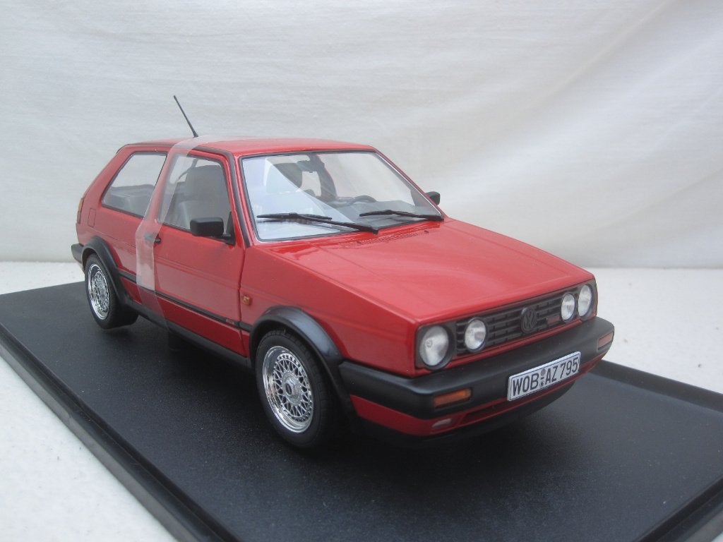 Volkswagen Golf Mk2 GTi G60 1989 Mars rood 1:18 Solido, Ophalen of Verzenden, Nieuw, Auto, Solido