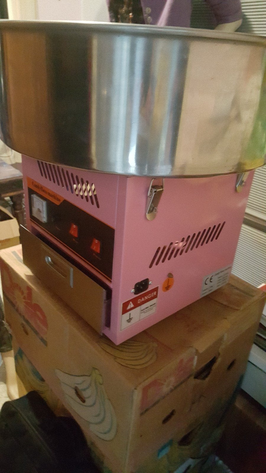 Prof.suikerspin candy Floss machine, Ophalen, Zo goed als nieuw, Overige