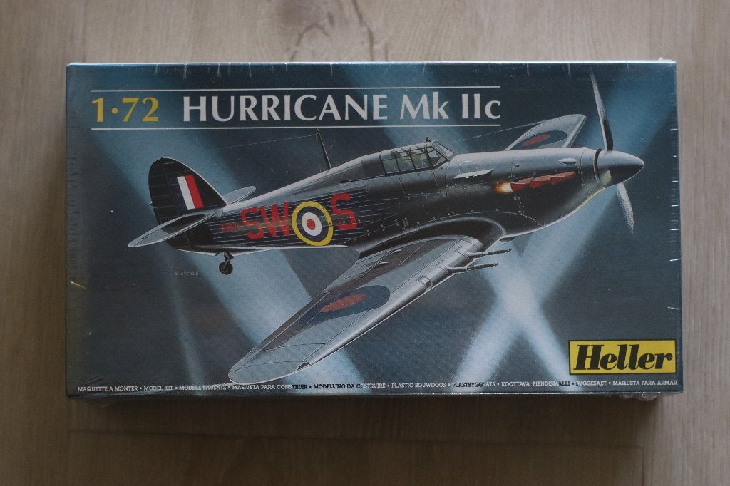 Heller 1:72 Hurricane Mk IIc Modelbouw Vliegtuig (2), 1:72 tot 1:144, Nieuw, Ophalen of Verzenden, Vliegtuig