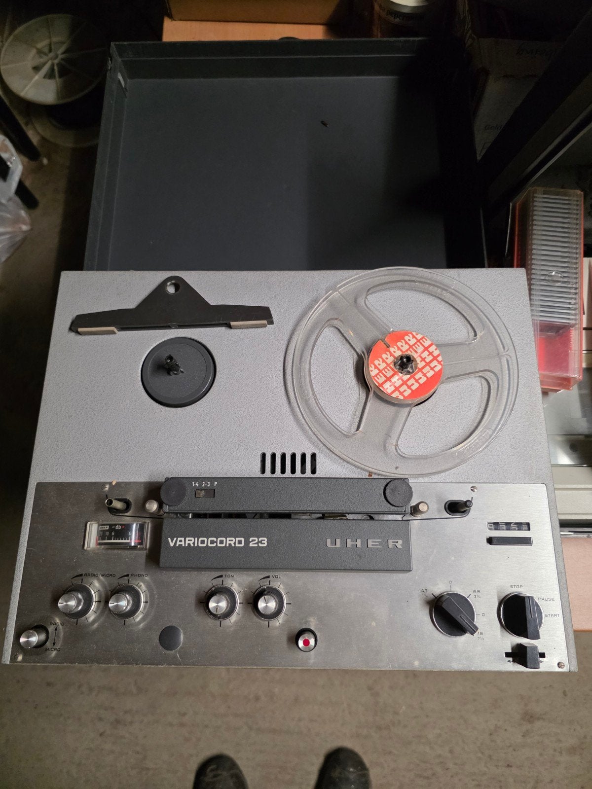Oude bandrecorder UHER Variocord 23 - Voor de liefhebber, Ophalen of Verzenden, Bandrecorder