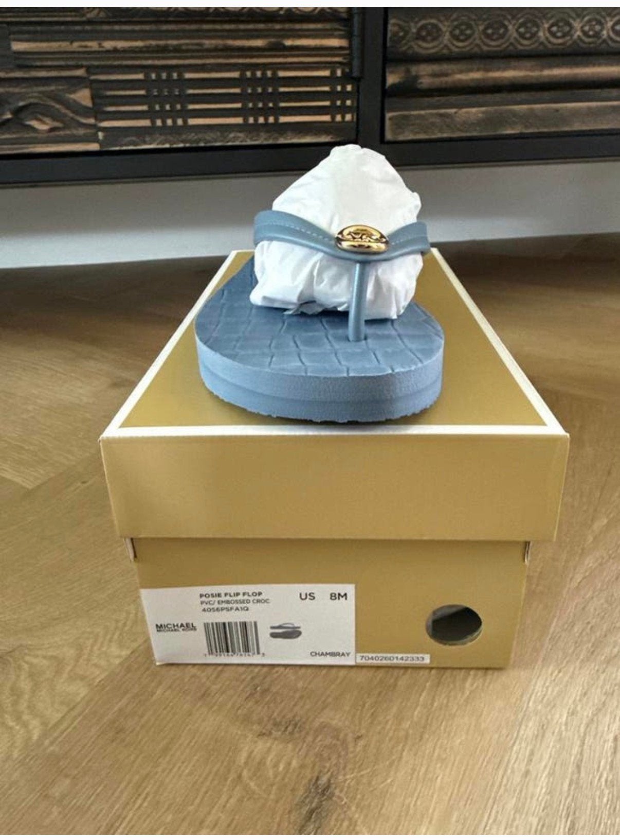 Michael Kors Posie Flip Flop - Nieuw, Kleding | Dames, Schoenen, Slippers, Blauw, Nieuw, Ophalen of Verzenden