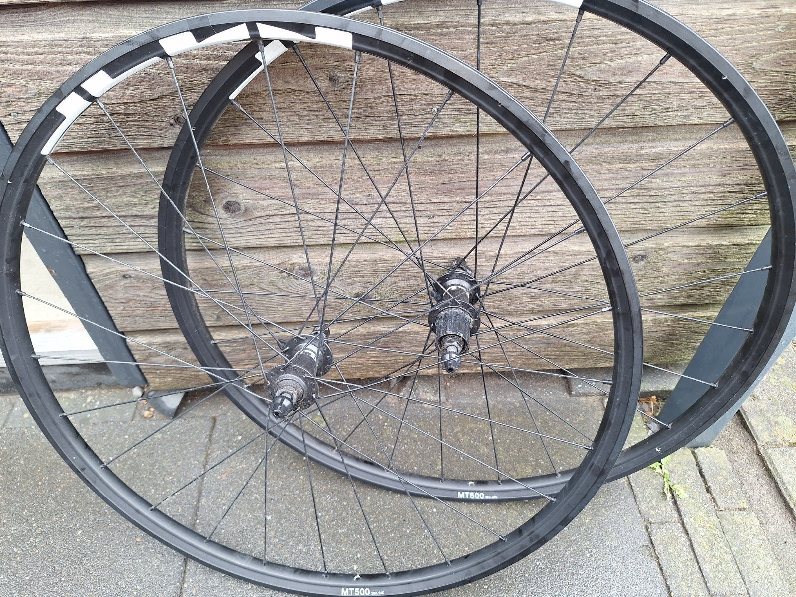 Shimano MT-500 29" MTB velgen met WTB Raptor/Nano banden, Ophalen, Gebruikt