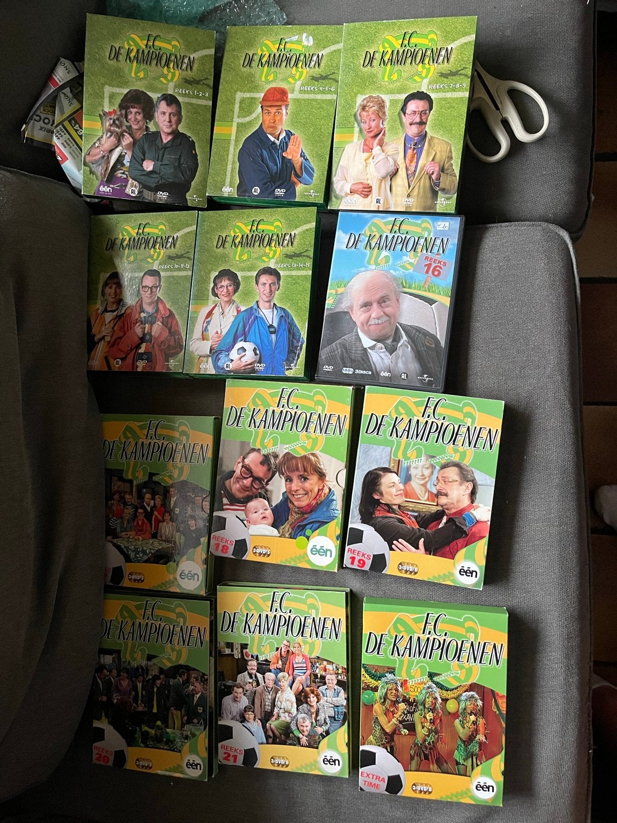 F.C. De Kampioenen DVD Boxen 1-21, Alle leeftijden, Nederlands, Zo goed als nieuw, Komedie