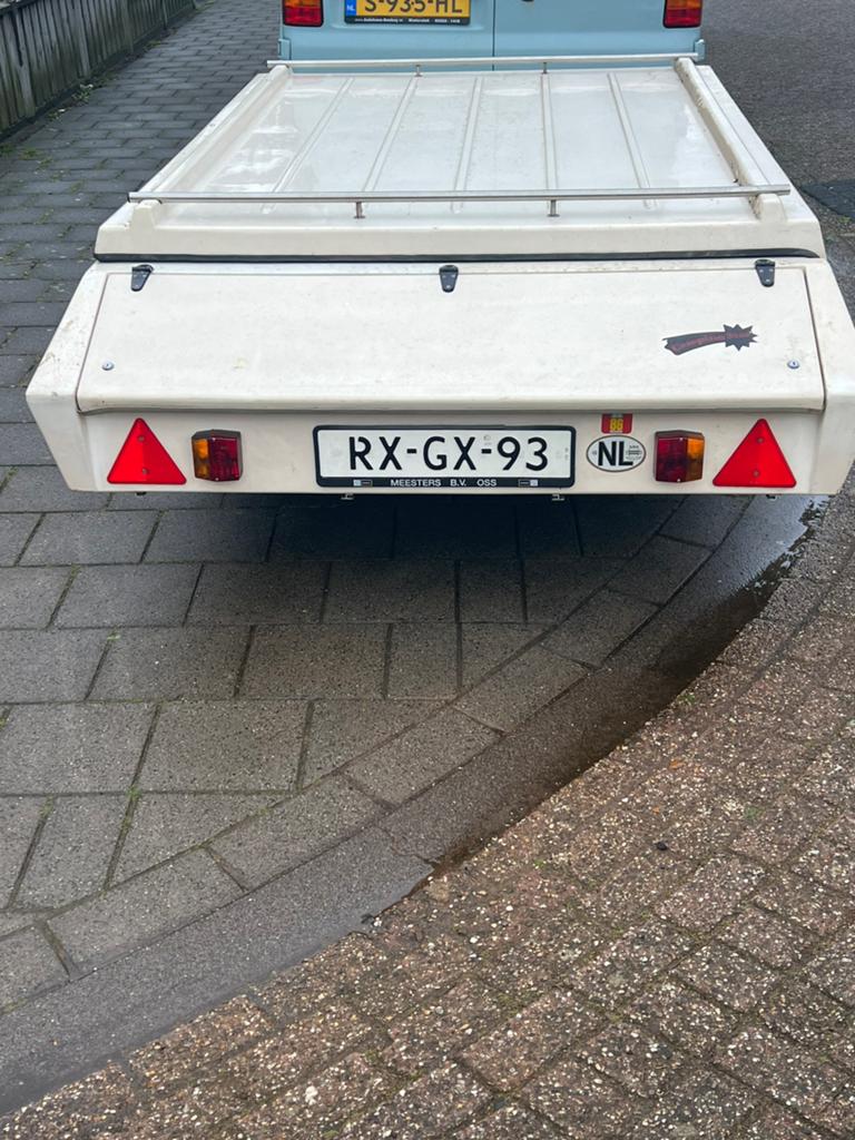 Retro vouwwagentje, Ophalen, Gebruikt