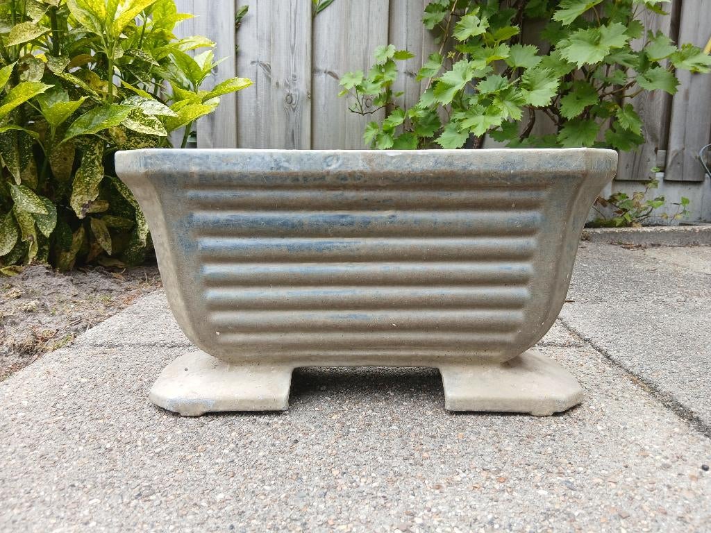 antieke gietijzeren Franse jardinière, Ophalen, Gebruikt