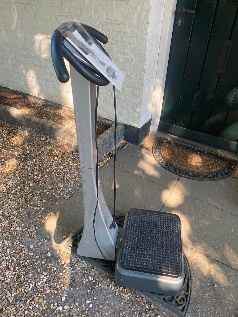 Power Maxx Vibrations Trilplaat, Sport en Fitness, Ophalen, Zo goed als nieuw, Metaal, Buik