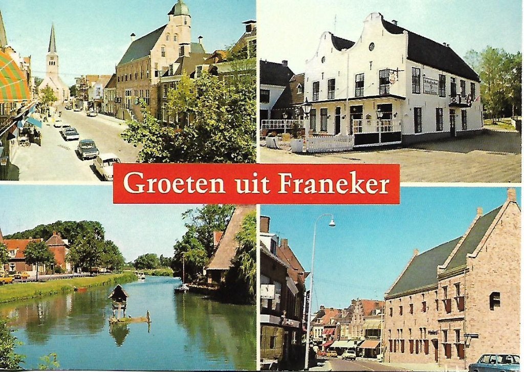 Franeker- -4-luik., Verzenden, 1960 tot 1980, Ongelopen, Friesland
