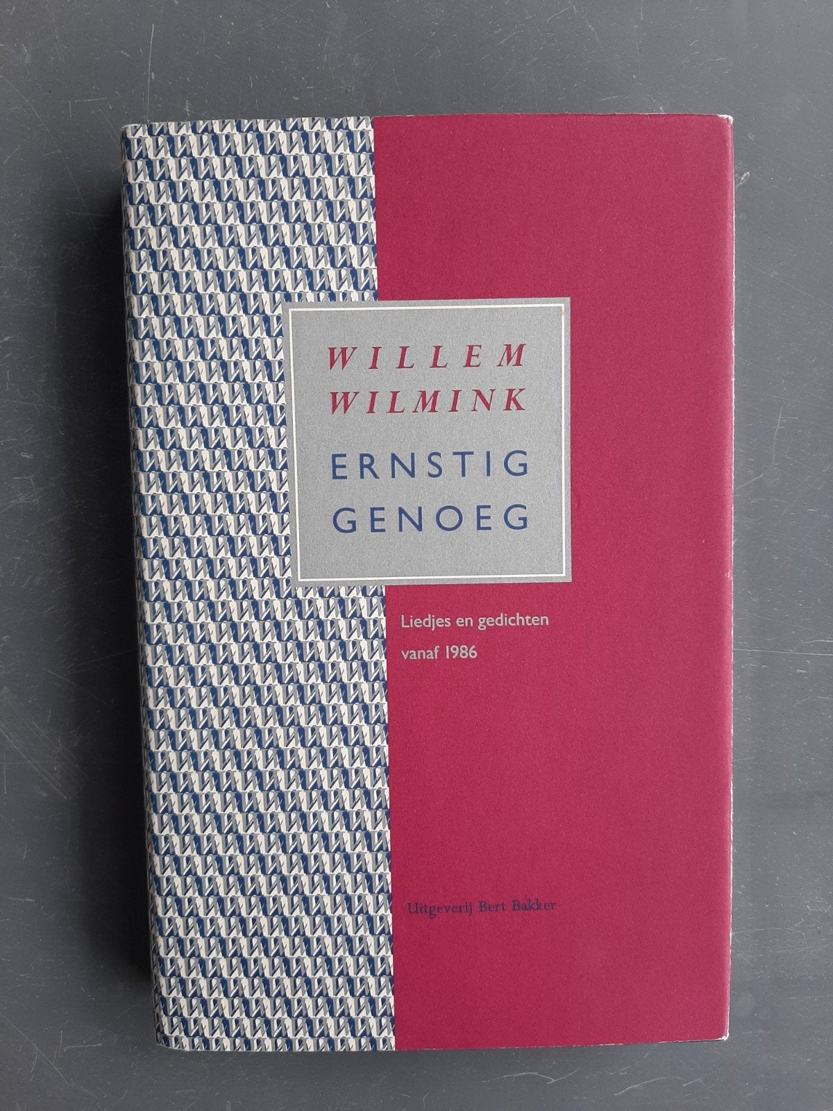 Willem Wilmink - Ernstig Genoeg (Liedjes en gedichten), Ophalen of Verzenden, Zo goed als nieuw, Willem Wilmink, Eén auteur