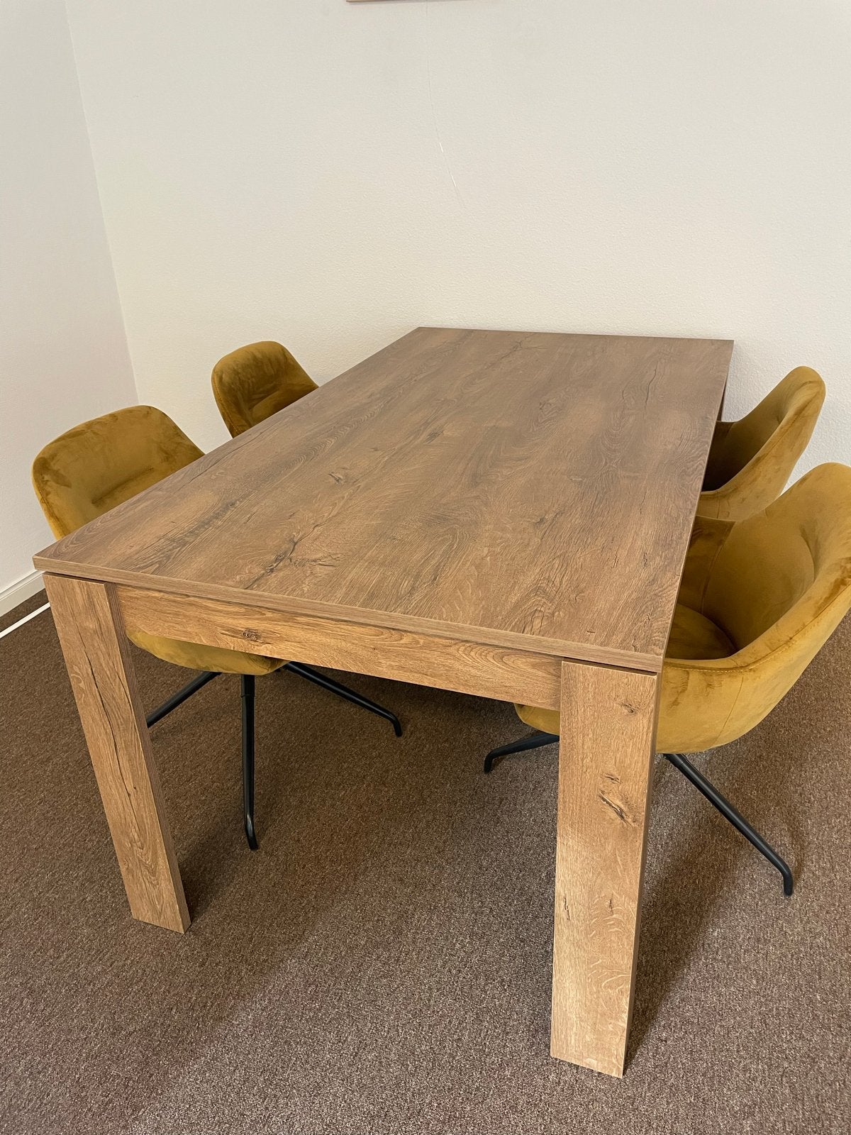 Eettafel 160x90x75 cm - Zo goed als nieuw, Huis en Inrichting, Tafels | Eettafels, Ophalen, 50 tot 100 cm, Zo goed als nieuw, 150 tot 200 cm