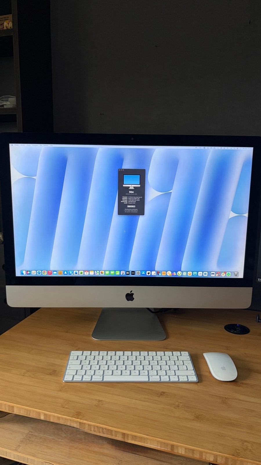 iMac Retina 5K, 27-inch, 2019 - 40GB RAM, 3.7 GHz i5, Computers en Software, Apple Desktops, Zo goed als nieuw, iMac, Onbekend