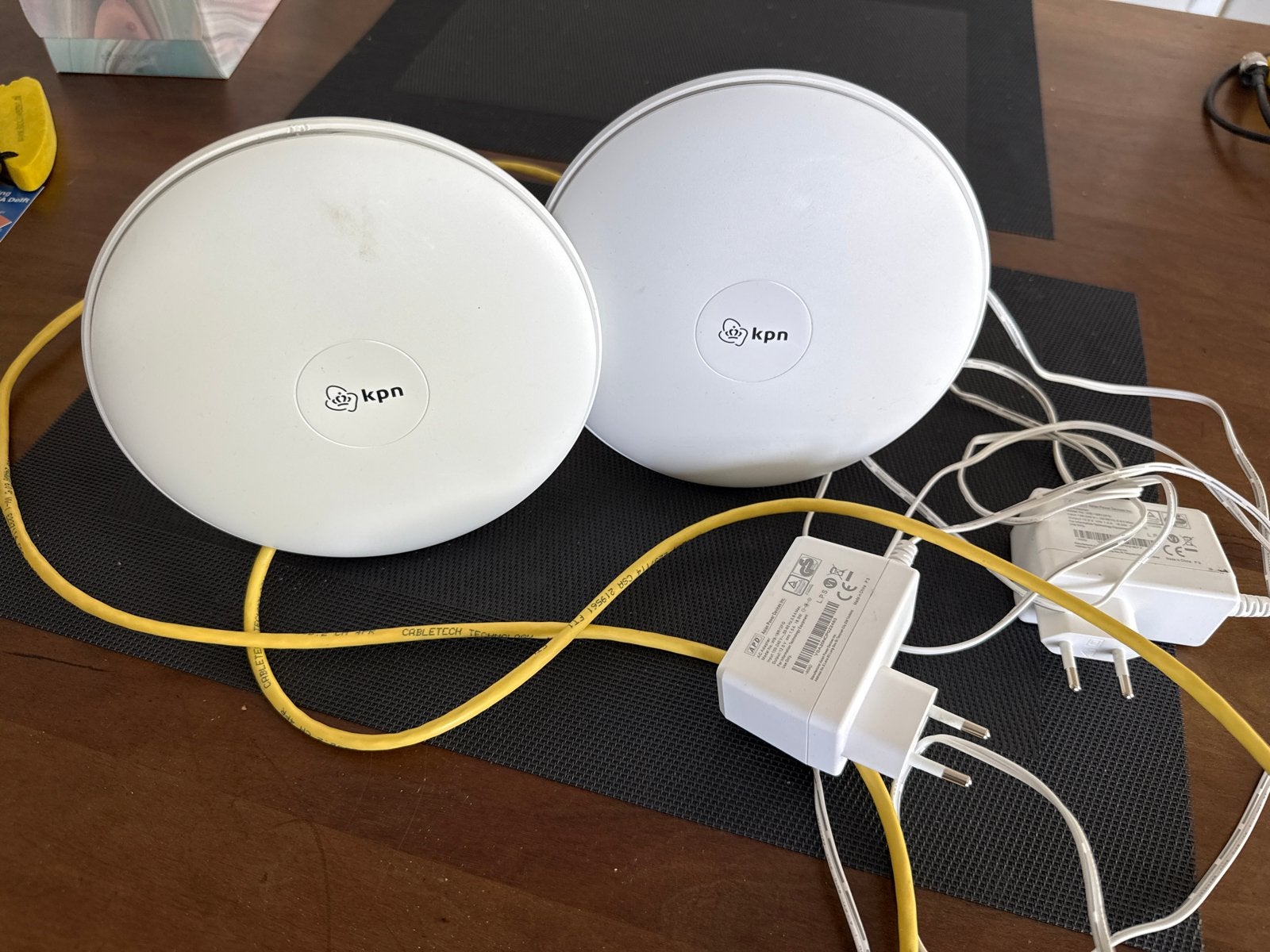 KPN SuperWifi Punten (2 stuks) - Optimale WiFi Dekking, Ophalen of Verzenden, Gebruikt, Router