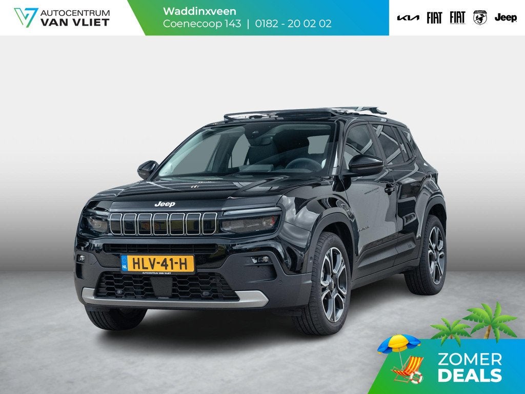 Jeep Avenger Summit 54 kWh | Infotainment&Conv. Pack | Leder, Auto's, Jeep, 12 maanden, Gebruikt, 334 min, 156 pk