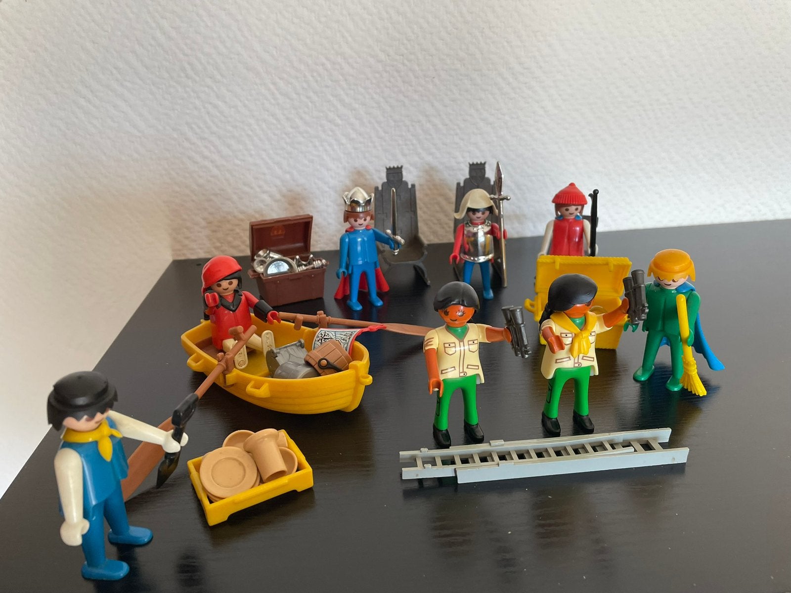 Playmobil - Koning en piraten, Ophalen of Verzenden, Gebruikt, Losse onderdelen, Figuren